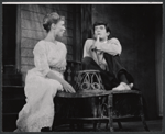 Frances Hyland and Anthony Perkins in the stage production Look Homeward, Angel