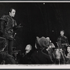 Fritz Weaver, Alfred Drake [center] and Carmen Mathews [right] in the stage production Lorenzo