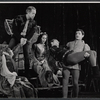 Carmen Mathews, Alfred Drake, Louise Sorel and Robert Drivas in the stage production Lorenzo