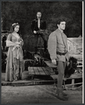Louise Sorel, Alfred Drake and Robert Drivas in the stage production Lorenzo