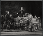 Alfred Drake, Carmen Mathews [center] and unidentified others in the stage production Lorenzo