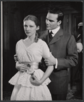 Nancy Devlin and James Congdon in the stage production The Loud Red Patrick