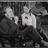 Arthur Kennedy and Nancy Devlin in the stage production The Loud Red Patrick