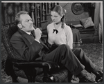 Arthur Kennedy and Nancy Devlin in the stage production The Loud Red Patrick