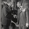 Arthur Kennedy and David Wayne in the stage production The Loud Red Patrick