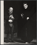 Albert Finney and unidentified [left] in the stage production Luther