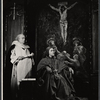 Peter Bull [left] and unidentified in the stage production Luther