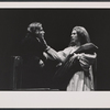 Albert Finney and Lorna Lewis in the stage production Luther