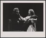 Albert Finney and Lorna Lewis in the stage production Luther