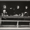 John Heffernan, Albert Finney [right] and unidentified others in the stage production Luther