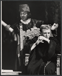 Albert Finney [right] and unidentified in the stage production Luther