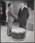 Burgess Meredith and Charles Laughton in the 1956 Broadway revival of G. B. Shaw's Major Barbara