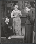 Burgess Meredith, Cornelia Otis Skinner and Glynis Johns in the 1956 Broadway revival of G. B. Shaw's Major Barbara