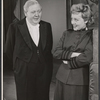 Charles Laughton and Glynis Johns in the 1956 Broadway revival of G. B. Shaw's Major Barbara
