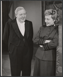 Charles Laughton and Glynis Johns in the 1956 Broadway revival of G. B. Shaw's Major Barbara