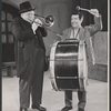 Charles Laughton and Burgess Meredith in rehearsal for the 1956 Broadway revival of G. B. Shaw's Major Barbara