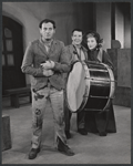 Eli Wallach, Burgess Meredith and Glynis Johns in the 1956 Broadway revival of G. B. Shaw's Major Barbara