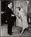 Cedric Hardwicke and Mae Questel in the stage production A Majority of One