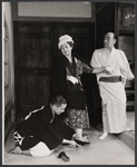 Gertrude Berg, Cedric Hardwicke and unidentified in the stage production A Majority of One