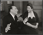Cedric Hardwicke and Gertrude Berg in the stage production A Majority of One