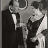 Cedric Hardwicke and Gertrude Berg in the stage production A Majority of One