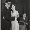 Michael Tolan, Ina Balin and Barnard Hughes in the stage production A Majority of One