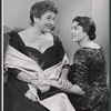 Gertrude Berg and Ina Balin in the stage production A Majority of One