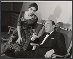 Ina Balin and Cedric Hardwicke in the stage production A Majority of One