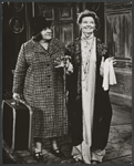 Charlotte Jones and Katharine Hepburn in the stage production A Matter of Gravity