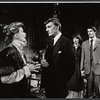 Katharine Hepburn, Paul Harding, Wanda Bimson and Christopher Reeve in the stage production A Matter of Gravity