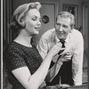 Barbara Britton and Durward Kirby in the stage production Me and Thee