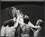 Maria Aho and ensemble in the stage production Medea and Jason