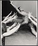 Richmond F. Johnson and ensemble in the stage production Medea and Jason