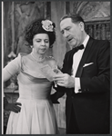 Alice Pearce and John Cecil Holm in the stage production Midgie Purvis