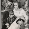 Tallulah Bankhead and unidentified others in the stage production Midgie Purvis