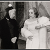 Tallulah Bankhead and unidentified [left] in the stage production Midgie Purvis