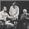 Dane Clark, Arnold Soboloff and Leonardo Cimino in the stage production Mike Downstairs