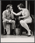 Dane Clark and unidentified in the stage production Mike Downstairs