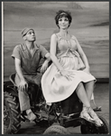Marc Hertsens and unidentified in the stage production Milk and Honey