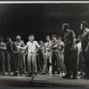 Juki Arkin [center] and unidentified others in the stage production Milk and Honey