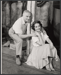 Robert Weede and Mimi Benzell in the stage production Milk and Honey