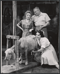 Molly Picon, Robert Weede and Mimi Benzell in the stage production Milk and Honey