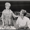 Hermione Baddeley and Paul Roebling in the stage production The Milk Train Doesn't Stop Here Anymore