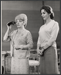 Hermione Baddeley and Ann Williams in the stage production The Milk Train Doesn't Stop Here Anymore
