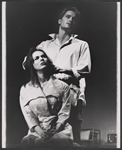 Ann Williams and Paul Roebling in the stage production The Milk Train Doesn't Stop Here Anymore