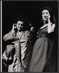 Hermione Baddeley and Mildred Dunnock in the stage production The Milk Train Doesn't Stop Here Anymore