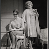 Ann Williams and Hermione Baddeley in the stage production The Milk Train Doesn't Stop Here Anymore