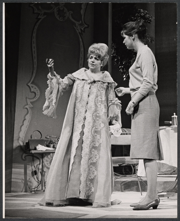 Hermione Baddeley and Ann Williams in the stage production The Milk ...