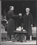 Denholm Elliott and Maureen Hurley in the stage prodution Monique