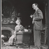 Maureen Hurley and Denholm Elliott in the stage production Monique